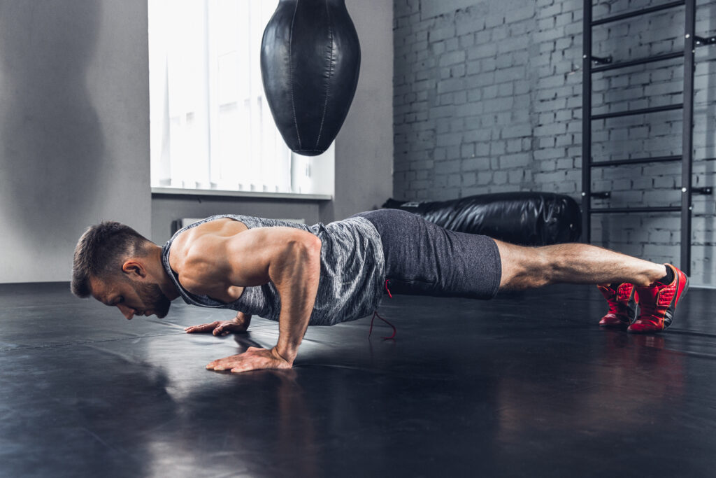 Human Kinetics - Ever notice how a push-up looks a lot like a plank? Truth  is, push-ups are a great way to train your abs, lats, and glutes. Wanna  make them an