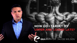 How do you target your upper and lower lats?