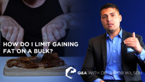 We discuss how to limit gaining fat on a bulk