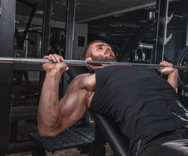 Bench press for pec workout