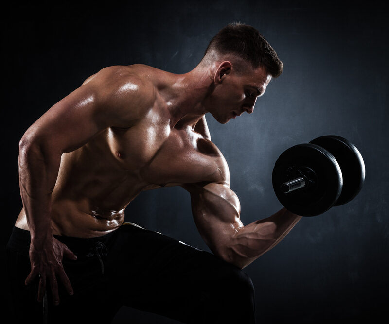 Working bicep muscles to increase peak